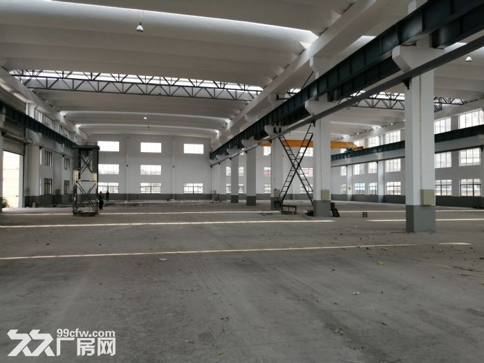 新北区奔牛镇2000平方标准机械车间出租带10吨行车大车好进出